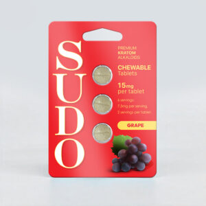Sudo 15mg Chewable Tablets – 3 Count